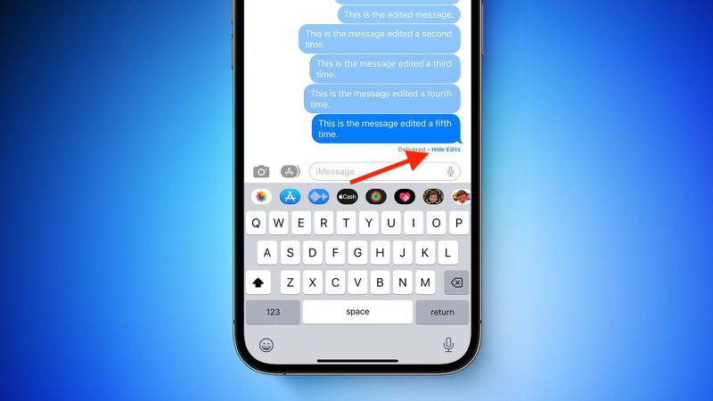 iOS 16: как редактировать отправленное iMessage
