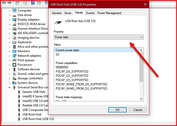 Как проверить выходную мощность USB-порта в Windows 10 / 11