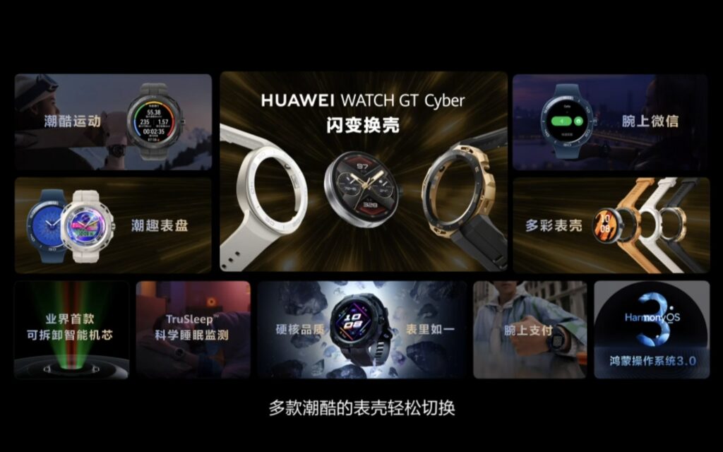 Компания Huawei представила новые смарт-часы Huawei Watch GT Cyber