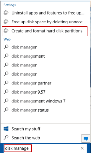 Как открыть Управление дисками в Windows 10