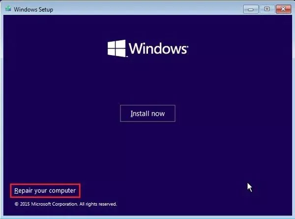 Код ошибки 0xc000000e при загрузке Windows 10