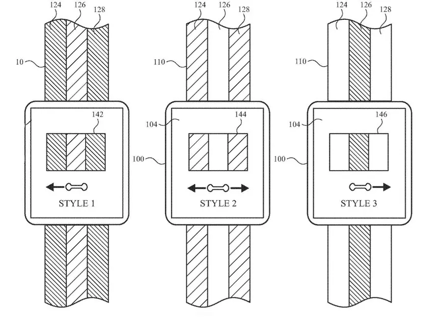 Компания Apple получила патент на ремешок для часов, который способен менять цвет