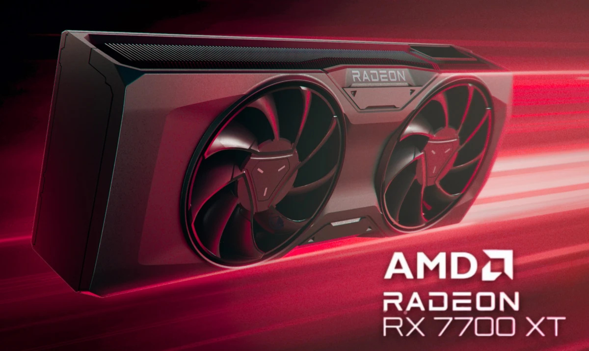 Компания AMD опубликовала характеристики Radeon RX 7700 XT в сети
