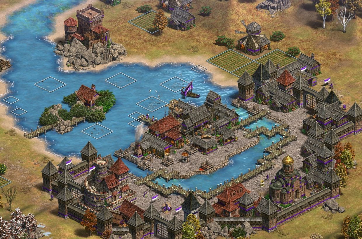 Геймер решил создать мод-карту Skyrim в игре Age of Empires 2
