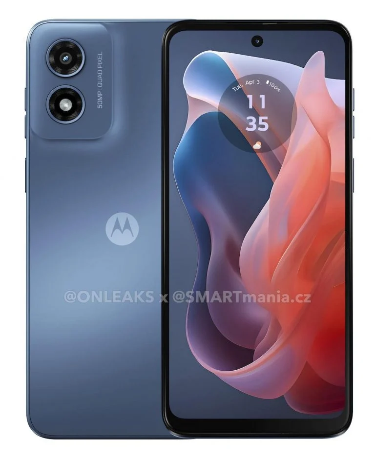 Motorola Moto G Play 2024 представлен на качественных фоторендерах