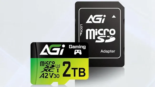 AGI первой в мире запустила в продажу microSD-карту объёмом 2 ТБ по цене 229 долларов