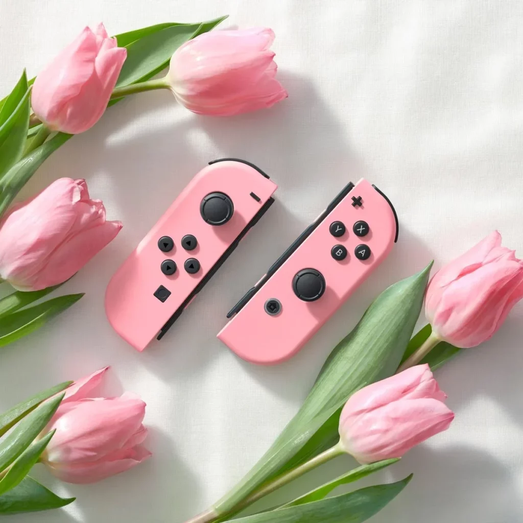 Nintendo представила новый контроллер Joy-Con в нежно-розовом цвете