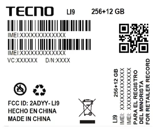 Новый смартфон Tecno Pova 6 Pro появился на сайте FCC
