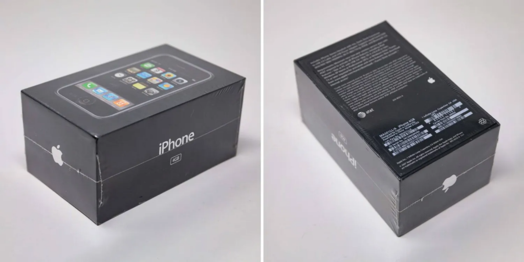 9to5Mac: Запечатанный iPhone 2G с 4 ГБ продали на аукционе за 12 млн рублей