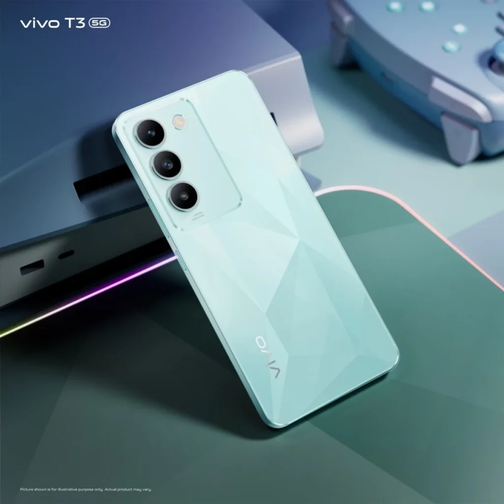 Vivo представила смартфон Vivo T3 с Dimensity 7200 по цене 22,2 тыс. рублей