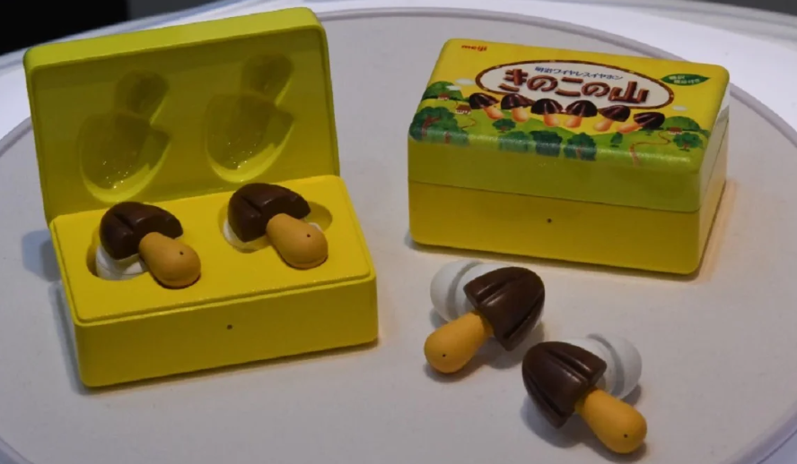 Японская Meiji выпустила наушники-грибочки ChocoBoy