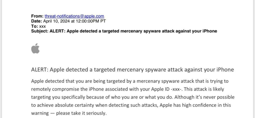 Apple предупредила своих пользователей об угрозе взлома смартфонов iPhone