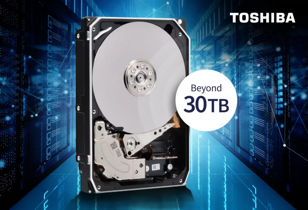 Компания Toshiba сделала жесткие диски на 32 ТБ