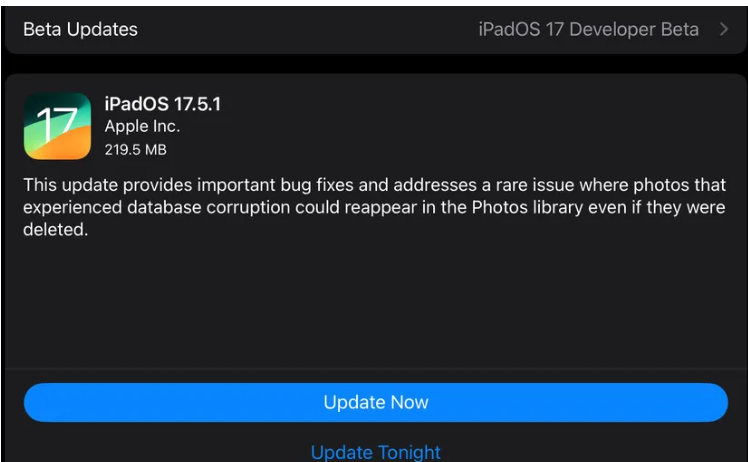 Apple начала распространять новую версию iOS 17.5.1