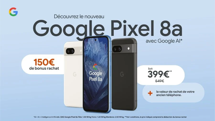 Рекламный постер раскрыл официальную стоимость Google Pixel 8a для Европы