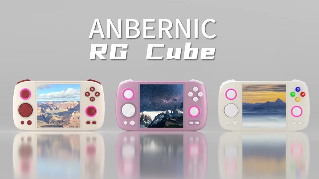 Anbernic выпустила квадратную консоль RG Cube с поддержкой игр для PS2