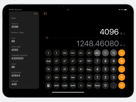 Самым ярким изменением в iPadOS 18 стало появление калькулятора