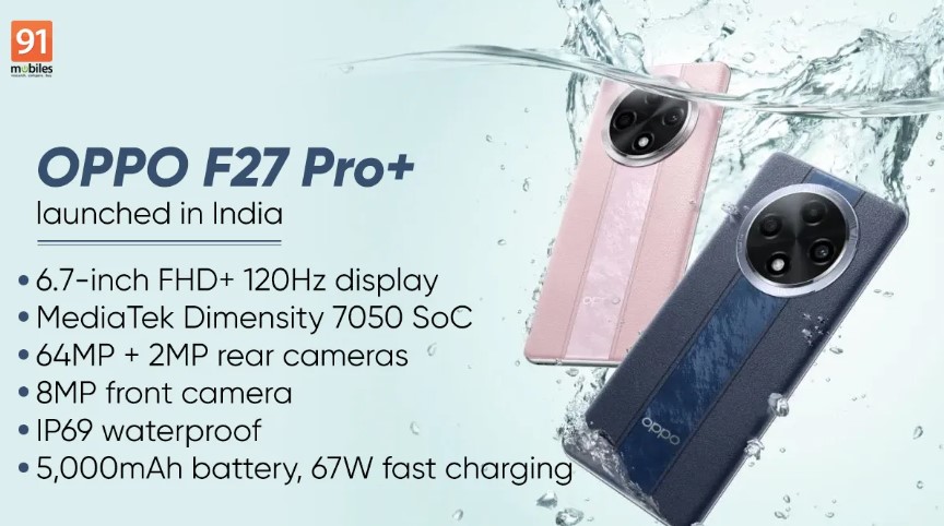 Представлен смартфон OPPO F27 Pro+ за 335 долларов