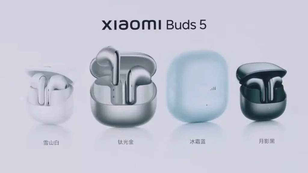 Xiaomi показала обновленный дизайн своих наушников Buds 5