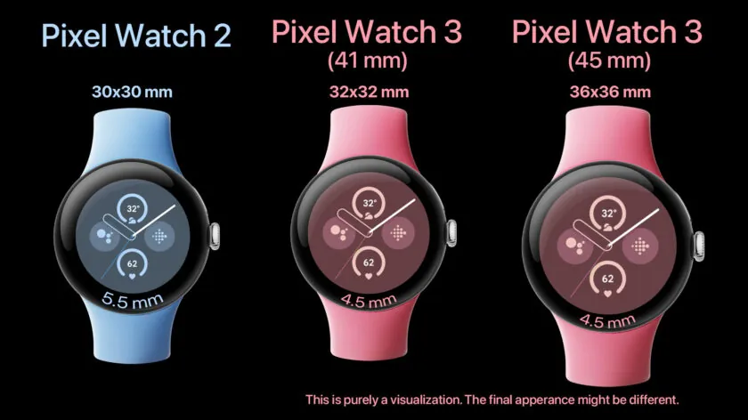 Новые часы Google Pixel Watch 3 станут заметно лучше своих предшественников