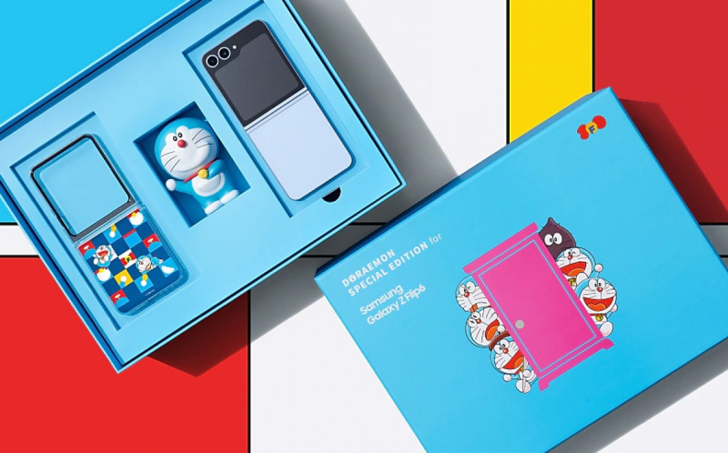 Samsung выпустила особую версию Galaxy Z Flip6 Doraemon Special Edition