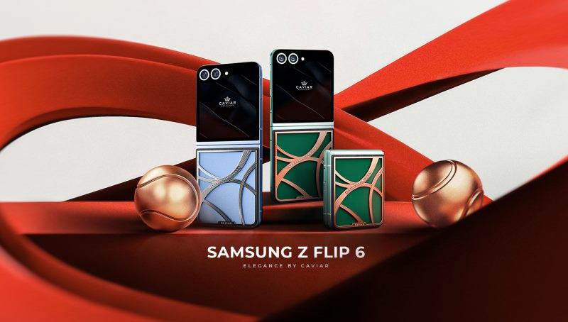 Caviar выпустил Samsung Galaxy Z Flip6 в стиле теннисного корта за 500 тыс. рублей