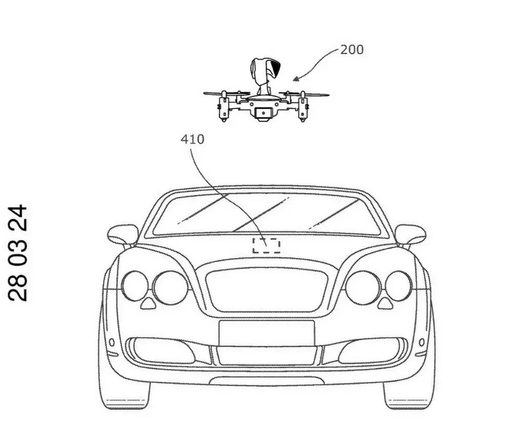 Фирменный логотип Bentley на капоте люксовых машин превратится в дрон