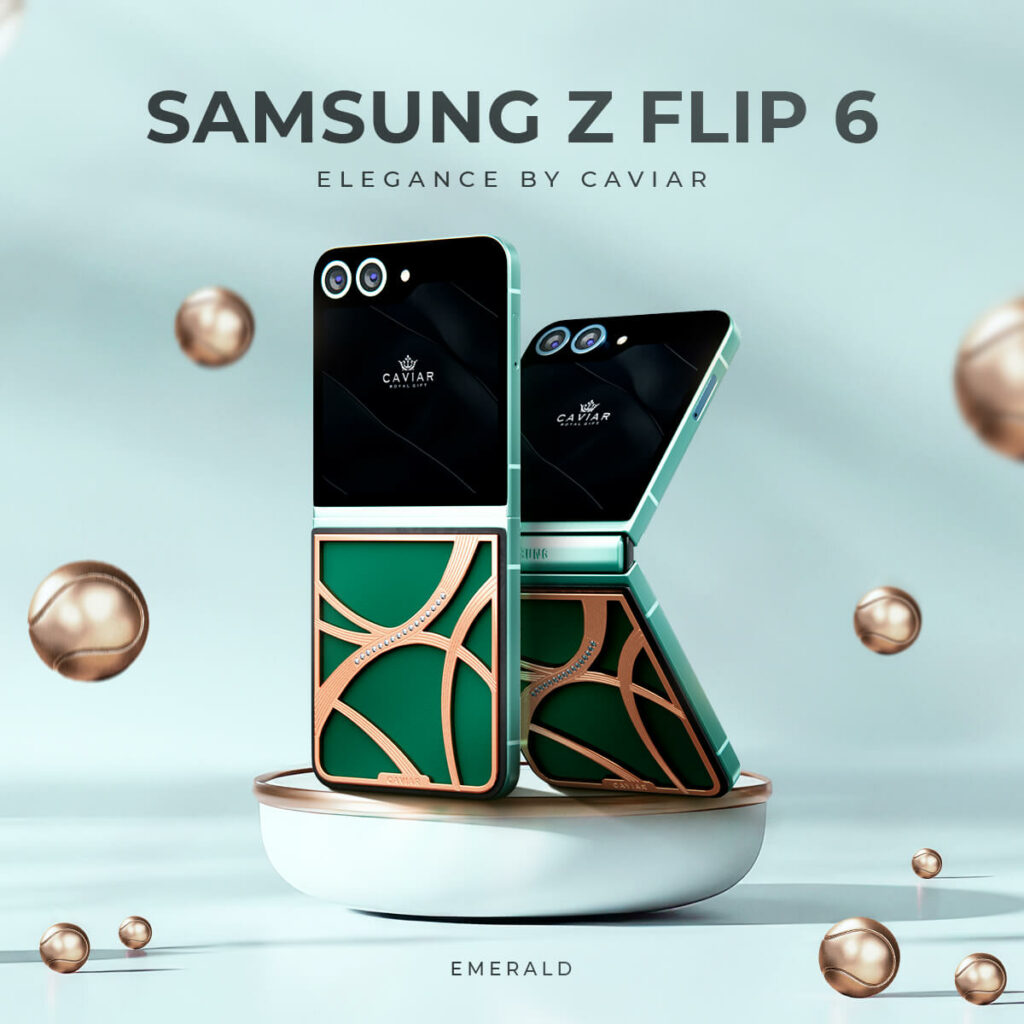 Caviar выпустил Samsung Galaxy Z Flip6 в стиле теннисного корта за 500 тыс. рублей