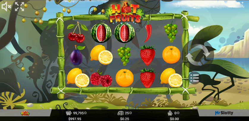 Как выиграть в Hot Fruits