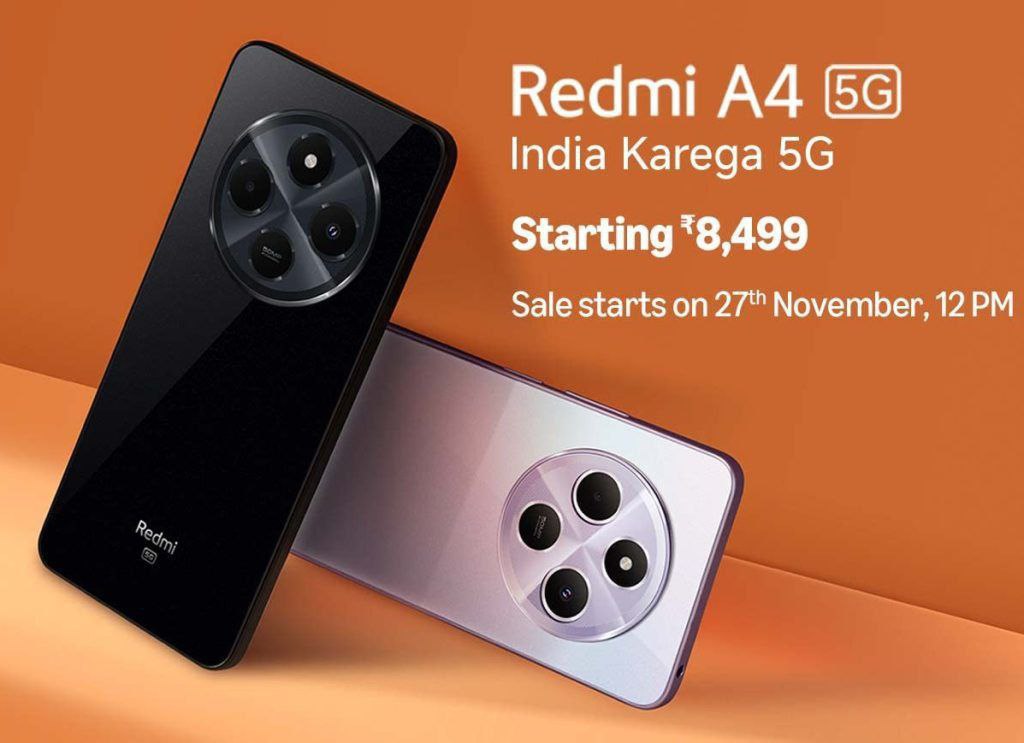 Бюджетный 5G-смартфон Redmi A4 представлен официально