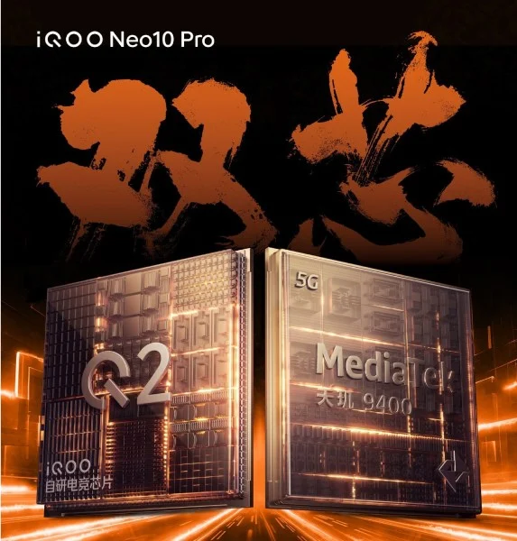 iQOO Neo 10 Pro получит процессор Dimensity 9400