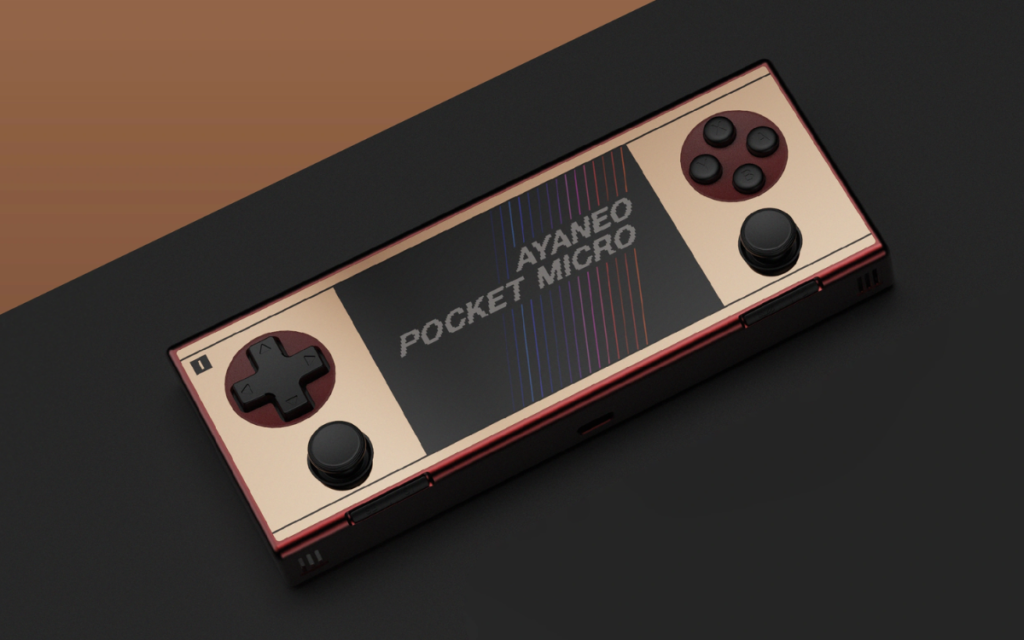 Ayaneo выпустила карманную консоль Pocket Micro Retro Gold с ретро-дизайном