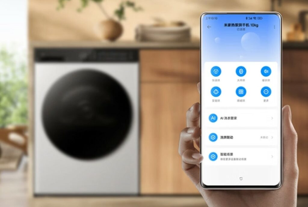 Xiaomi выпустила встраиваемую сушильную машину на 10 кг со смарт-функциями