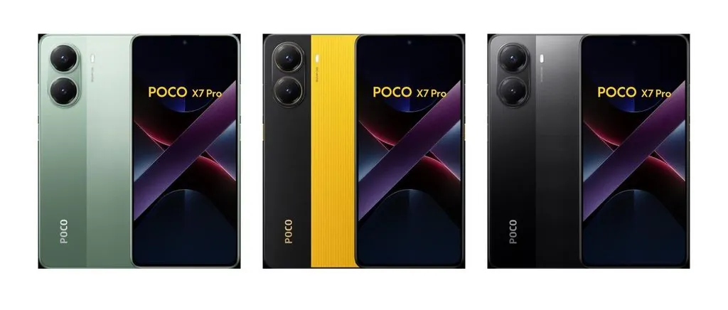 Инсайдер опубликовал рендеры и характеристики грядущих Xiaomi POCO X7 и X7 Pro