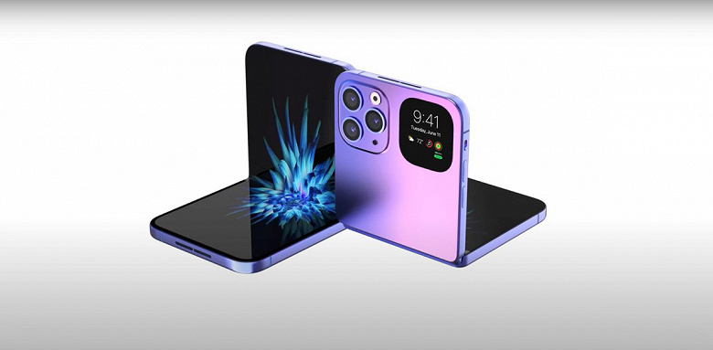 Apple оснастила складной iPhone аморфным шарниром