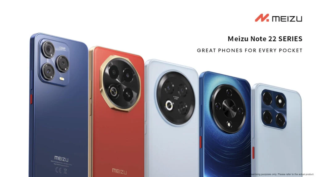 Meizu провела глобальный анонс смартфонов Mblu 22 и Note 22 с ИИ и 5G