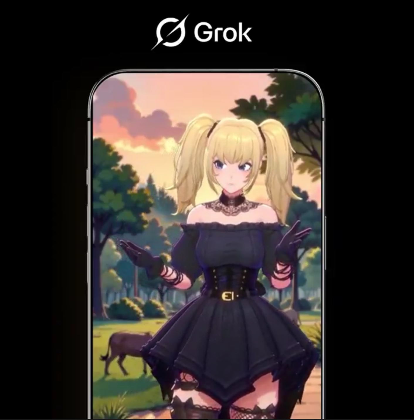В Grok добавили аниме-девушку и 3D-лисёнка для общения