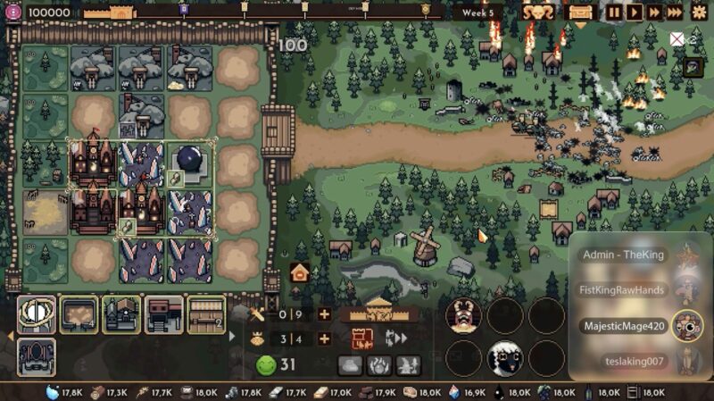 Российские разработчики выпустили в Steam стратегию The King is Watching