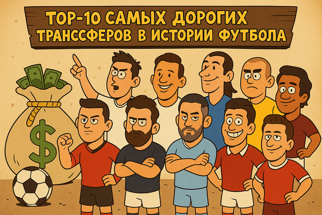 Топ-10 самых дорогих трансферов в истории футбола