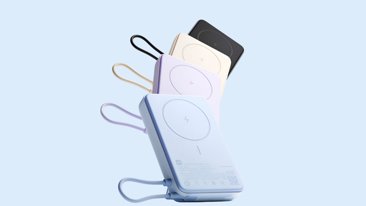 Xiaomi представила пауэрбанк с MagSafe, подставкой и быстрой зарядкой
