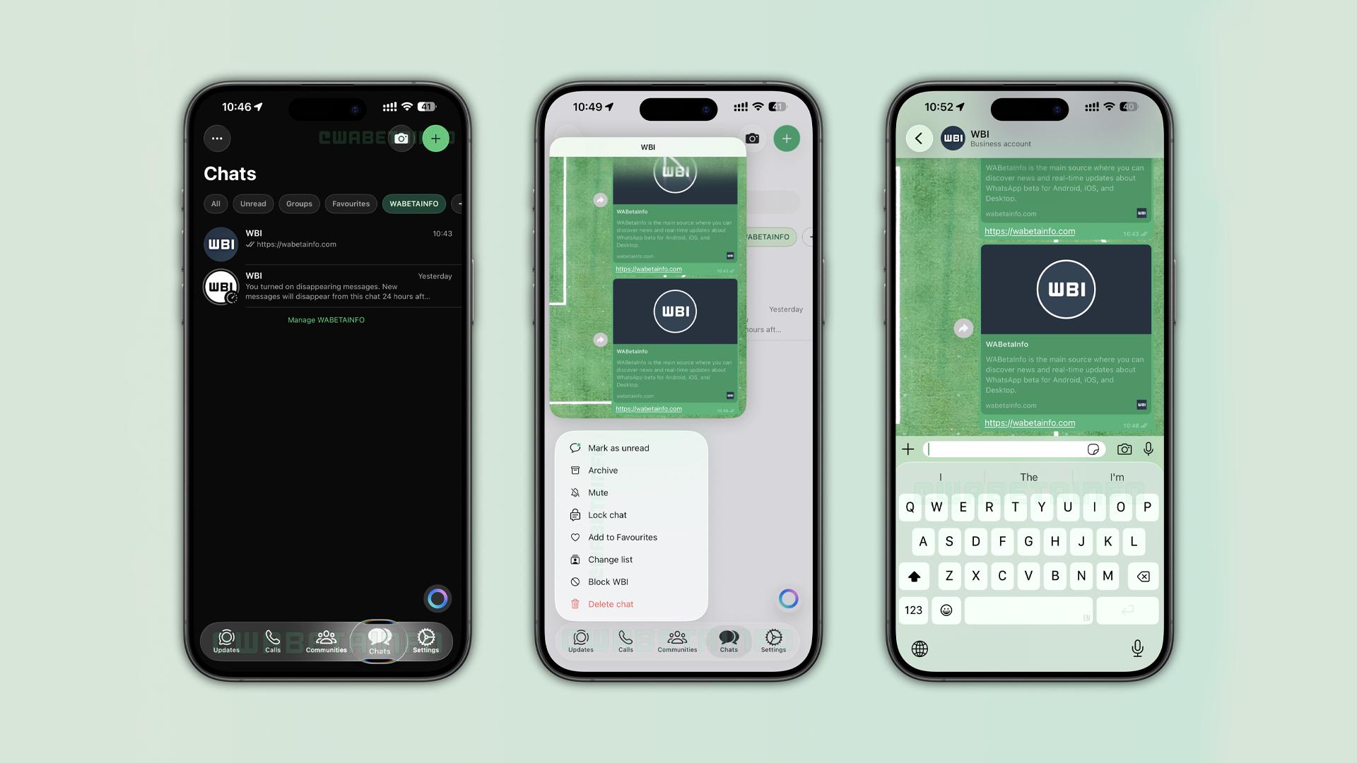 WhatsApp получил редизайн в стиле Liquid Glass