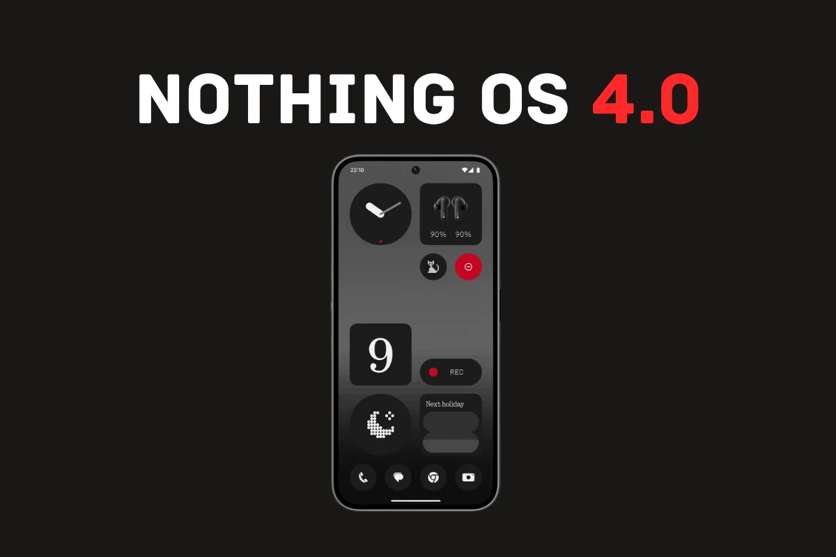 Nothing OS 4.0 начнёт поступать на смартфоны Nothing в ближайшие недели Nothing OS 4.0 начнёт поступать на смартфоны Nothing в ближайшие недели