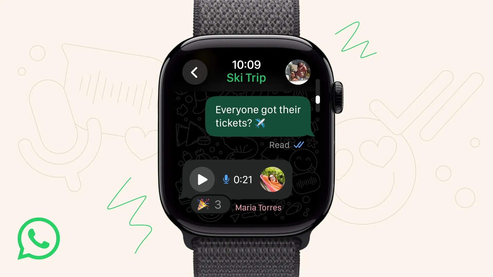 WhatsApp стал доступен на Apple Watch WhatsApp стал доступен на Apple Watch