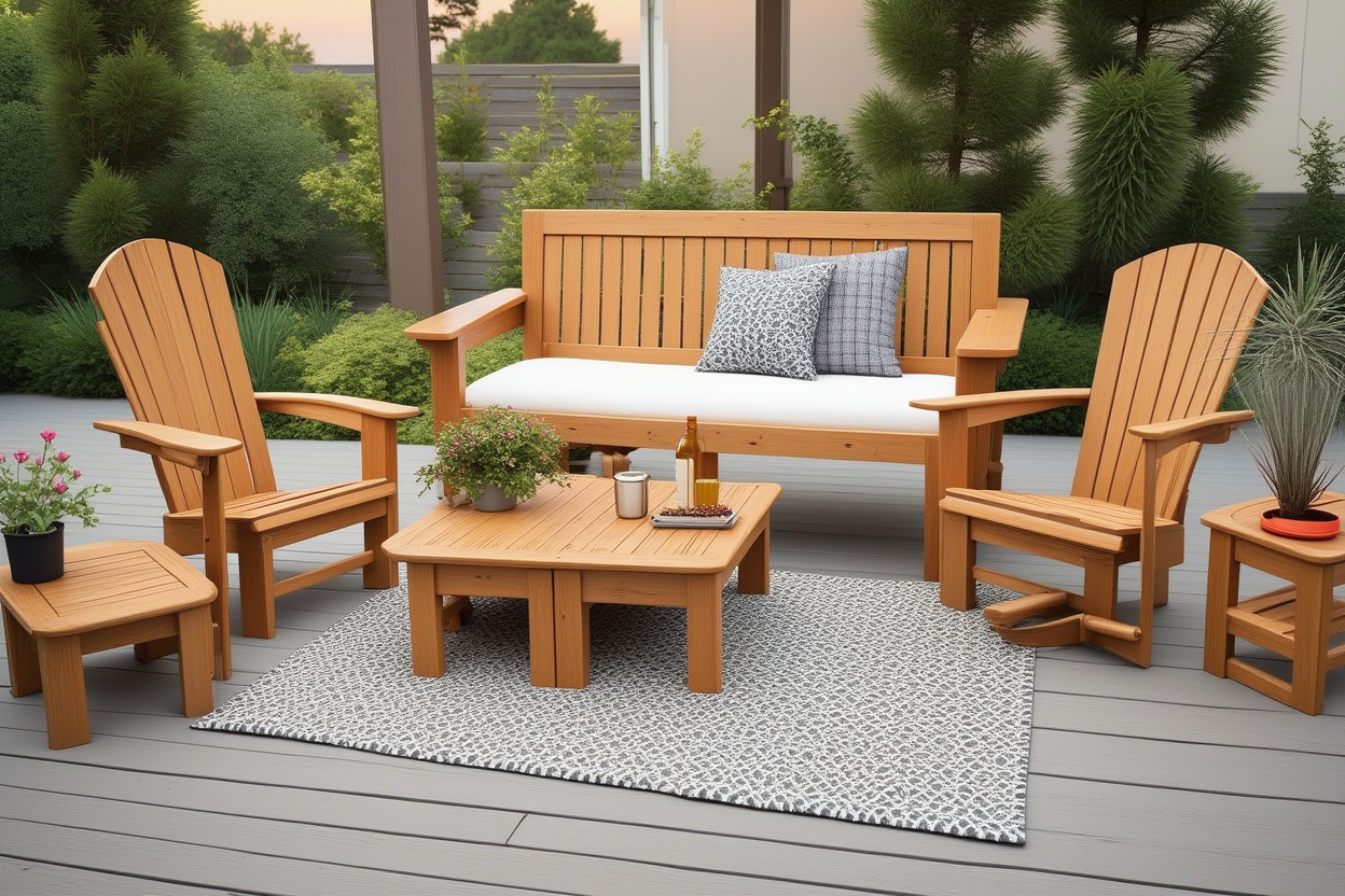 Популярные материалы для уличной мебели 2026