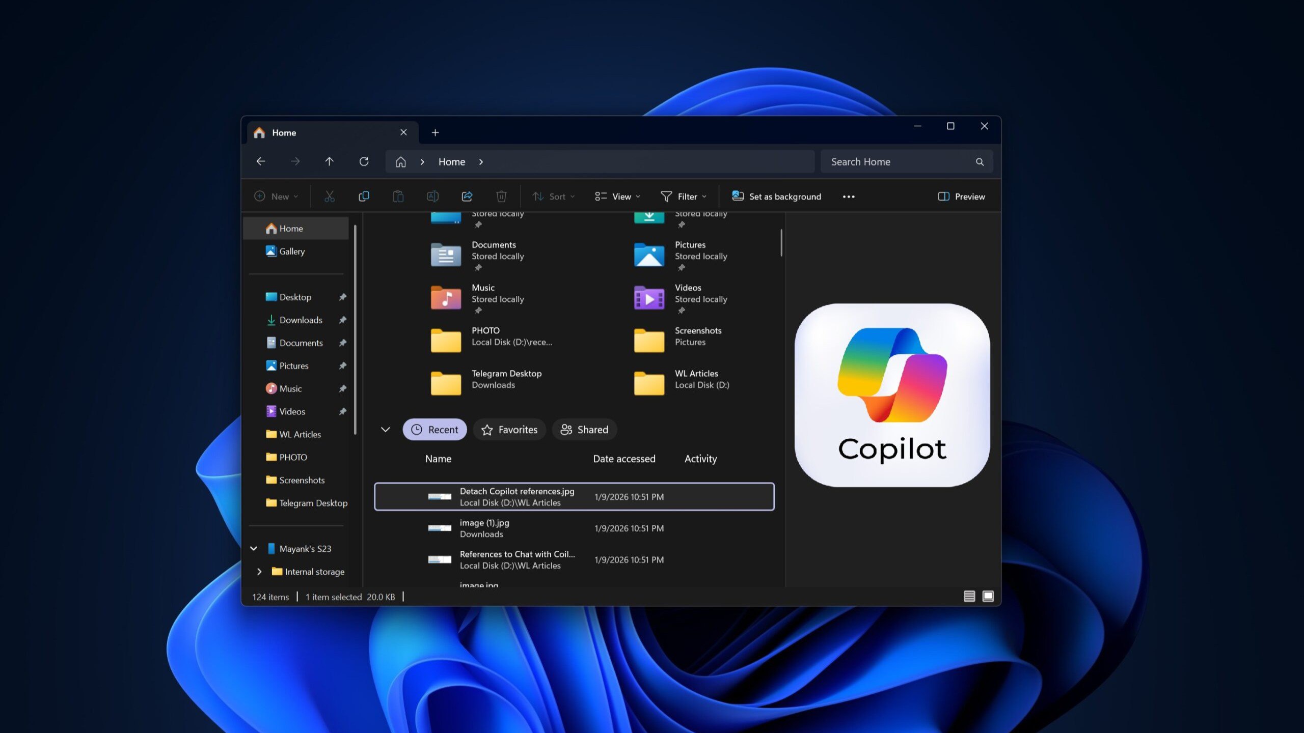 В Windows обнаружили подготовку интеграции Copilot в «Проводник»